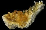 Orange, Selenite Crystal Cluster (Fluorescent) - Peru #102171-2